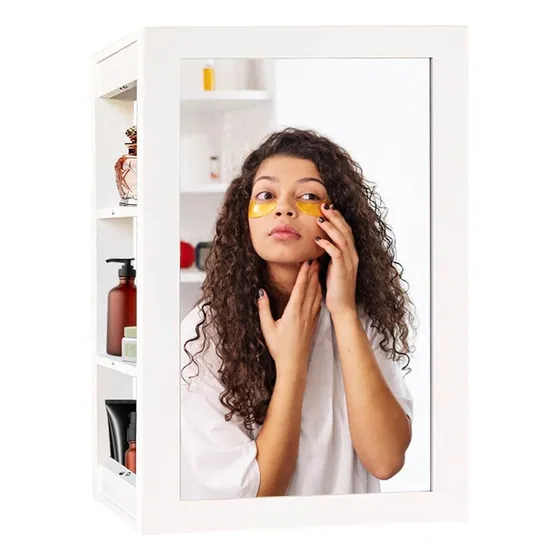 Botiquín Gabinete Para Baño Con Espejo  Estantes 