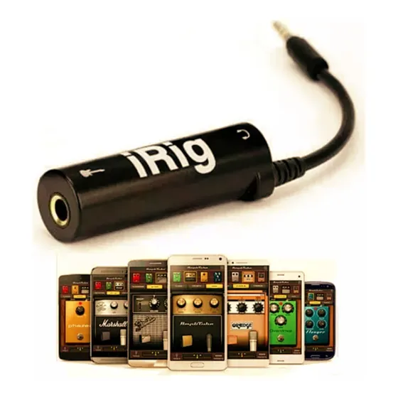 Interface De Áudio Irig 1°g P/ Instrumentos Ios Android Cel 