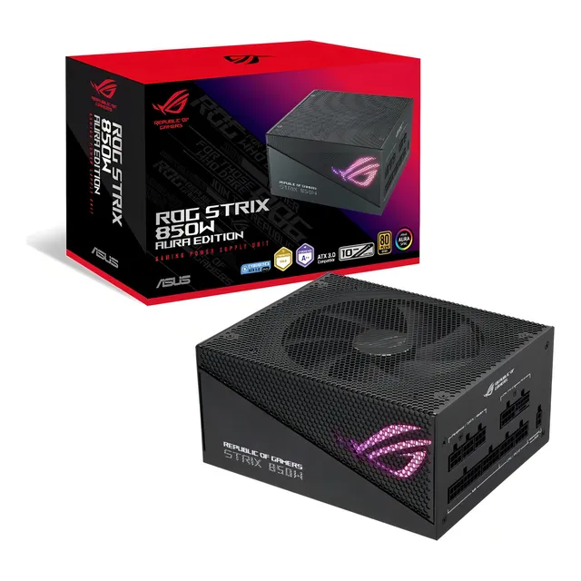FUENTE DE ALIMENTACIÓN PARA PC ASUS ROG STRIX ROG-STRIX-850G-AURA-GAMING 850W NEGRA 220V