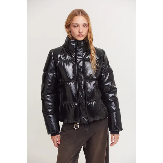 Campera Brand Charol De Pu Mujer 47 Street