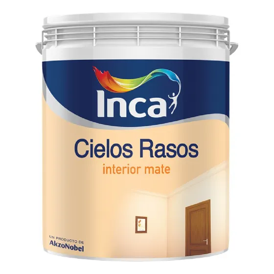 Pintura Cielos Rasos Antihongos Inca 4 Lt