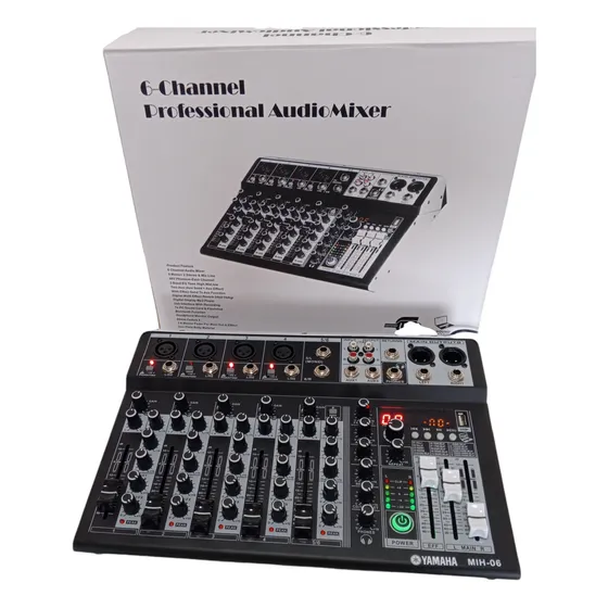 Consola De Sonido Yamaha Profesional 6 Canales