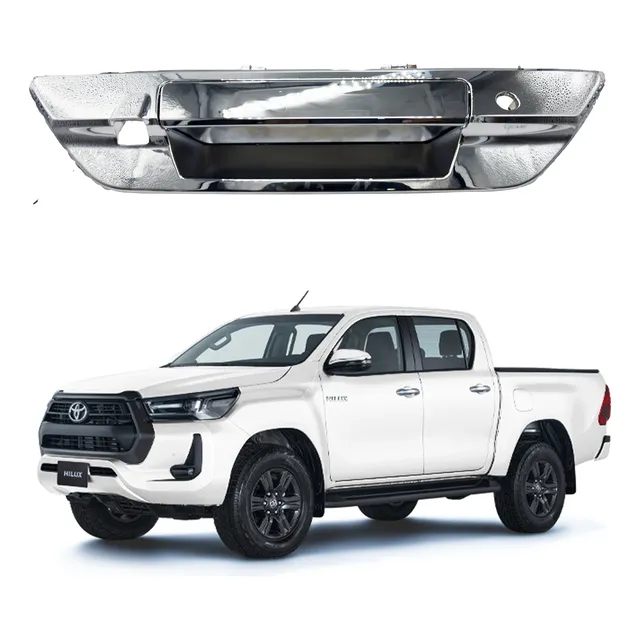 Manija Compuerta Hilux Revo / Rocco Camara Cilindro Cromada