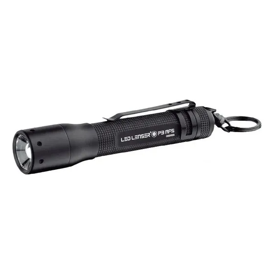 Linterna Led Lenser P3 Afs Clip Multiuso 25 Lumens Camping Color de la linterna Negro Color de la luz Blanco