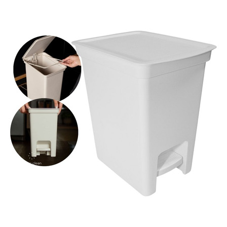 Lixeira Cozinha Com Pedal 10 Litros Cesto Banheiro Compacta Lixeira Cozinha Com Pedal 10 Litros Cesto Banheiro Compacta