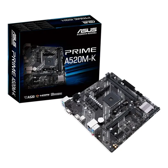 Tarjeta Madre Asus Prime A520m-k Am4 Ddr4 Nueva Sellada