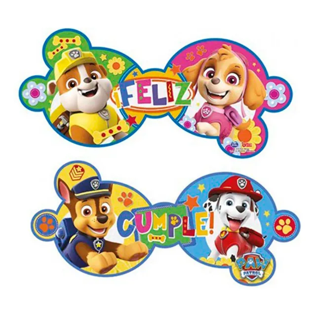 Cotillón Cartel Feliz Cumple Grande - Paw Patrol