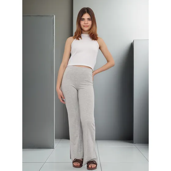 Pantalon Oxford Tiro Alto Con Elástico Blew Nano