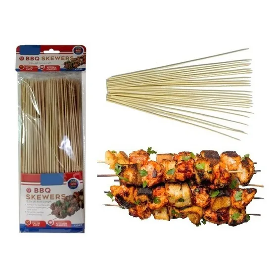 Pinchos Extra Largo  Palillos Brochetas Pasapalos Bambu 