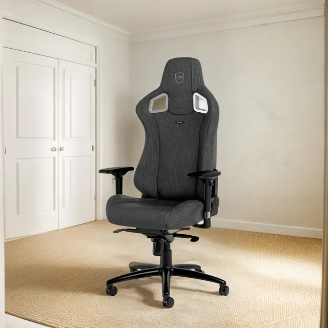 Silla Noblechairs Epic Tx Grey Tipo Lino 120kg 4251442505189