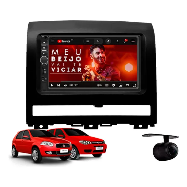 Central Multimidia Mp5 Slim Fiat Palio 2004 2005 2006 2007