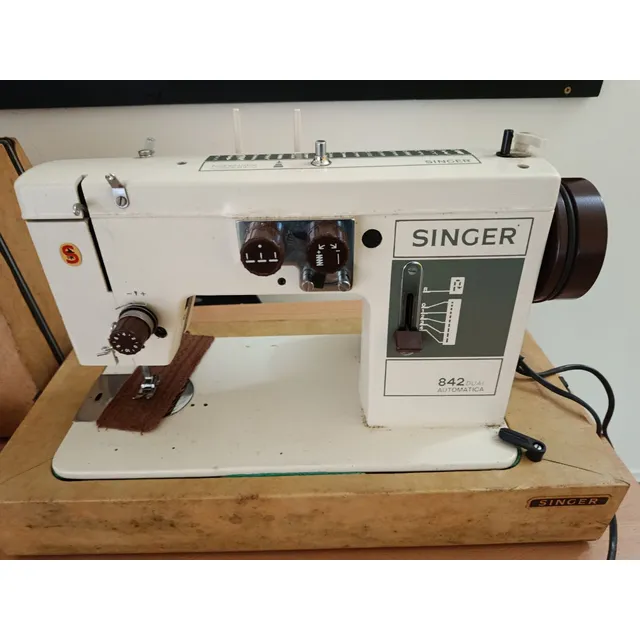 Maquina De Coser Singer 842 Dual Automatica 220v No Envío!!! Blanco