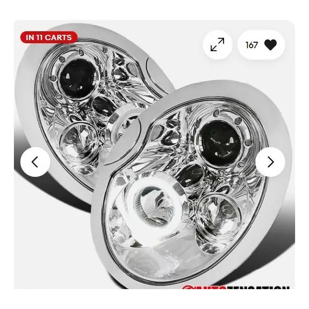 Faros Delanteros Minicooper S (r53 )año 2001 A 2005