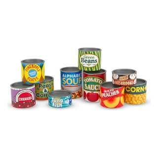 Juguemos A La Casa! Accesorios De Cocina, 10 Latas, Melissa Juguemos A La Casa! Accesorios De Cocina, 10 Latas, Melissa