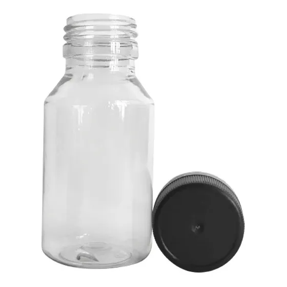 Envases Plásticos Pet 60 Cc Transparente  Bulto Con Tapa