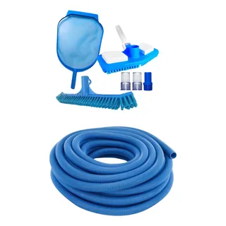 Kit Limpeza Aspirador Piscina Peneira Escova/mangueira Kit Limpeza Aspirador Piscina Peneira Escova/mangueira