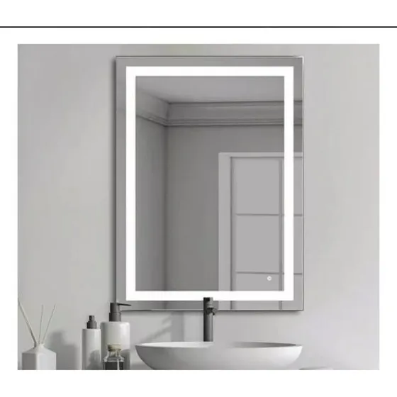 Espejo Led Rectangular 60*80cm Tactil Touch 3 Tonos