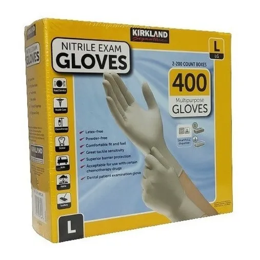 Guantes De Nitrilo Desechables Libre De Latex Tallas L Y M