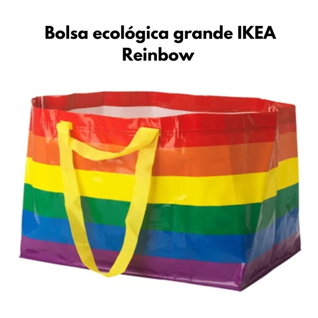 Bolsa Ecológica Ikea Rainbow Grande