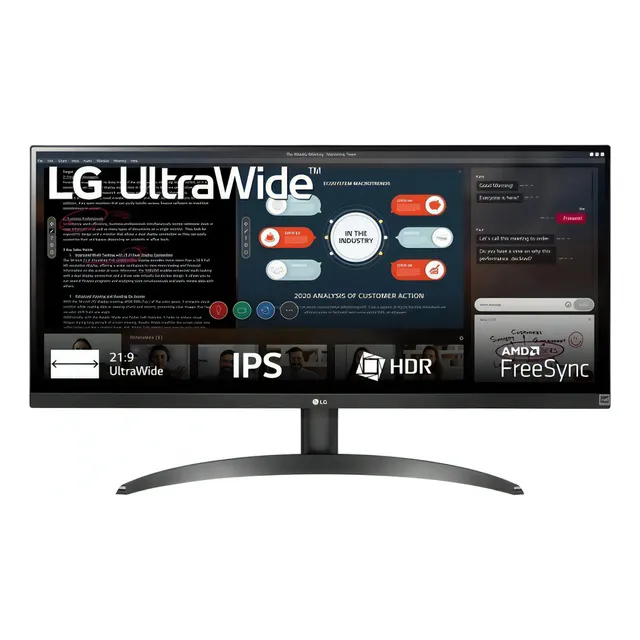 Monitor gamer LG UltraWide LCD negro 220V