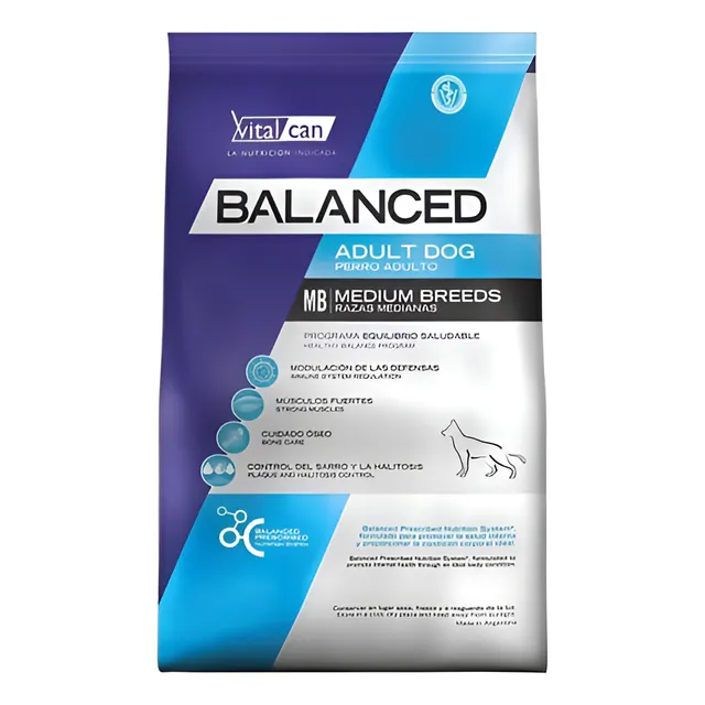 Balanced Adult Dog Perro Adulto Raza Mediana 20+3kg+ Regalo