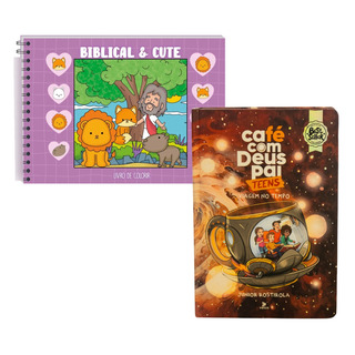 Kit Café Com Deus Pai Teens 2025 Livro Devocional E Livro Para Colorir Biblical & Cute Kit Café Com Deus Pai Teens 2025 Livro Devocional E Livro Para Colorir Biblical & Cute