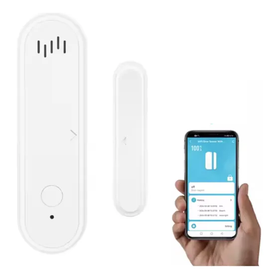 Sensor Apertura Puertas Ventanas Inalámbrico Autónomo Wifi