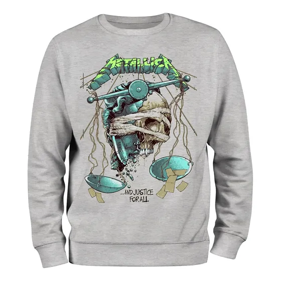 Buzo Gris Metallica M1 Friza Invisible Premium