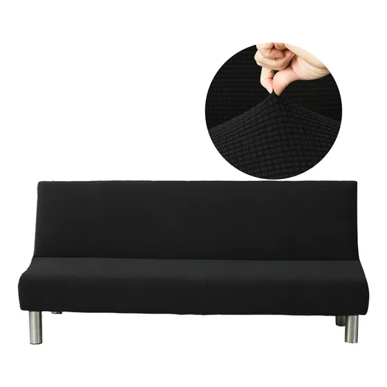 Funda De Futón Elástica Para Sofá Cama Sin Brazos 190-230cm