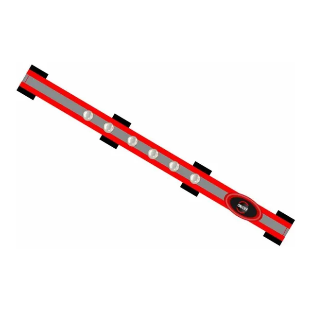 Popetpop Rojo Led Luz Caballo Frente Collar Visibilidad