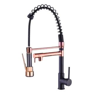 Torneira Cozinha Gourmet Quente Fria Preto RosĂȘ Monocomando Torneira Cozinha Gourmet Quente Fria Preto RosĂȘ Monocomando