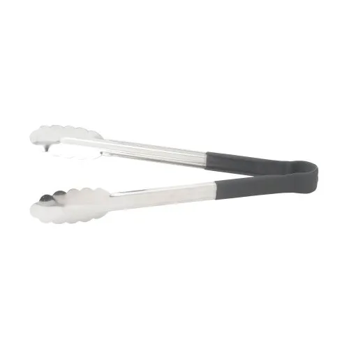 Winco Pinza De Utilidad Con Agarre Negro Sin Clip, 16 N17wx