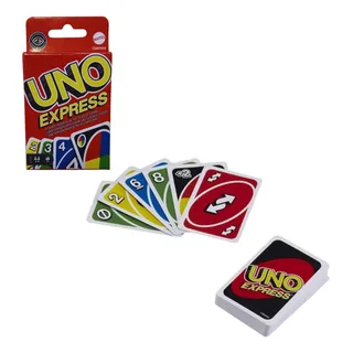 Jogo De Cartas Uno Express Adaptado Para DaltĂŽnicos - Mattel Jogo De Cartas Uno Express Adaptado Para DaltĂŽnicos - Mattel