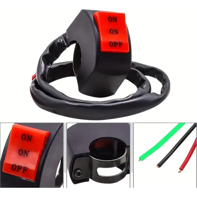 Switch Motos Interruptor Auxiliares Faros Led Exploradoras 