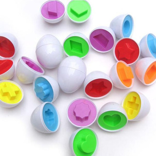 Puzle De Simulación De 6 Piezas Con Formas Mixtas, Huevos In Puzle De Simulación De 6 Piezas Con Formas Mixtas, Huevos In