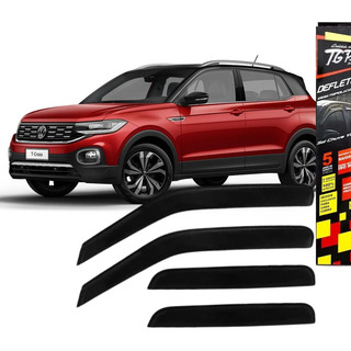 Calha Defletor De Chuva Vw T-cross 19/20 (4 Portas) Calha Defletor De Chuva Vw T-cross 19/20 (4 Portas)