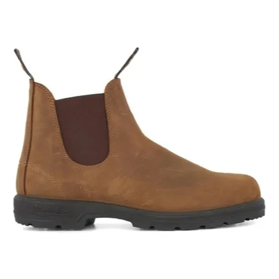 Botas Blundstone Elastic Side V Cut - Crazy Horse Brown - La