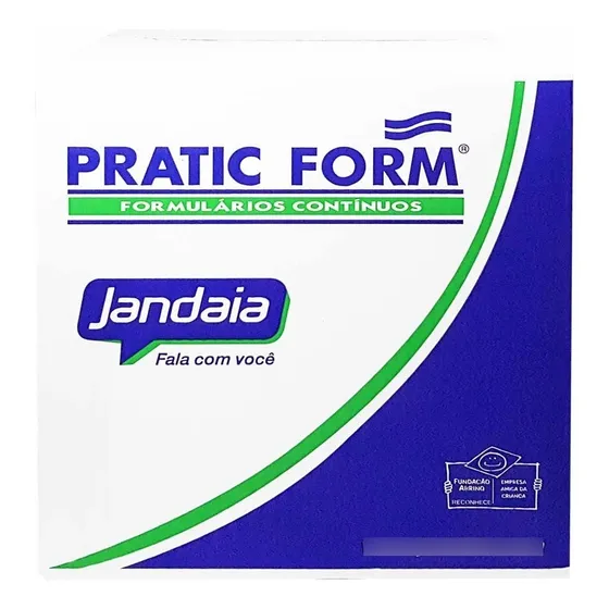 Formulário Contínuo 1 Via Razão Jandaia 6000 Folhas