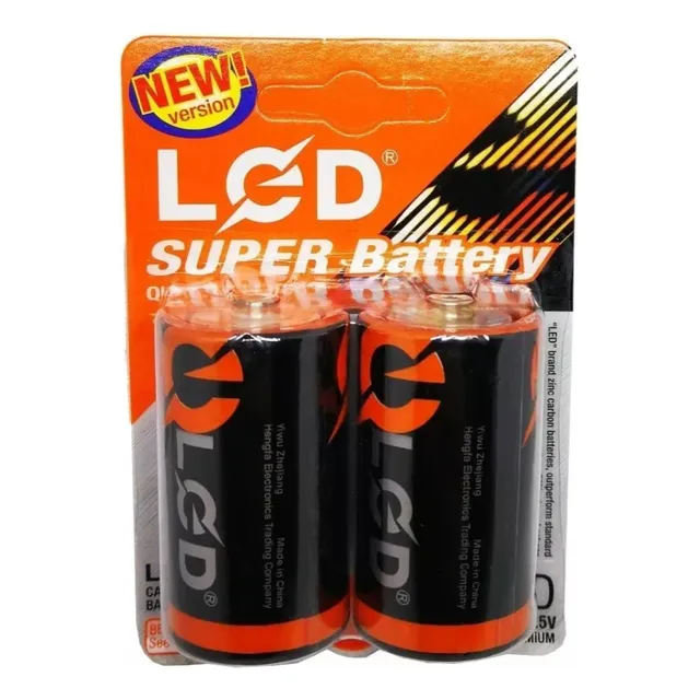 Pila Alcalina Blíster D X2 Tipo D Lr20 Alkaline