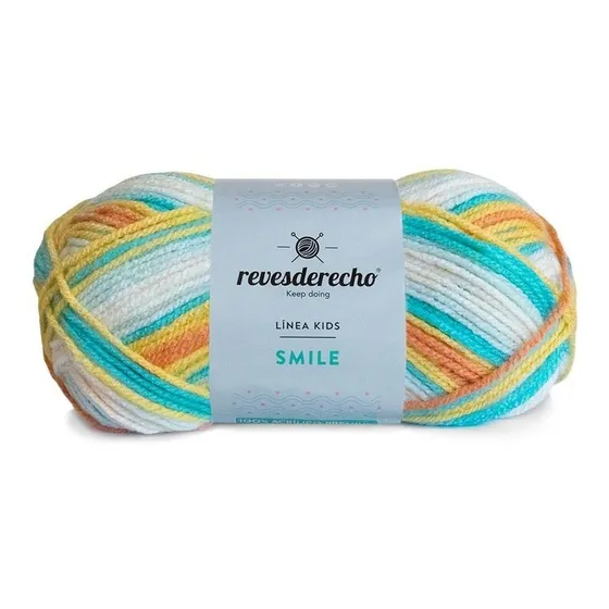 Lana Matizada Revesderecho Smile 100grs Color Soft Yellow 107