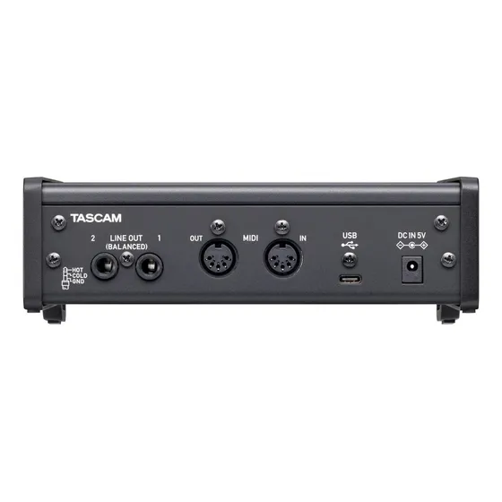 Interfaz de audio Tascam Us-2x2hr 2da gen