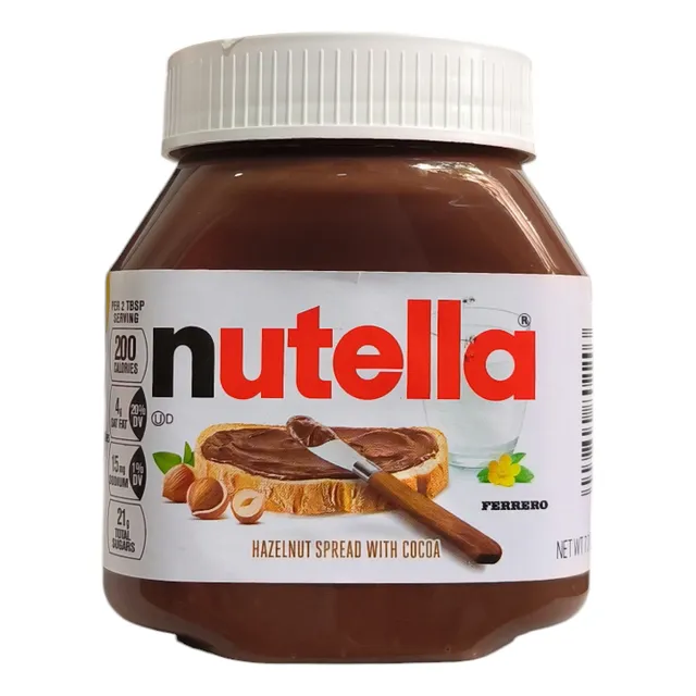 Nutella Original Importada. 371 Gramos