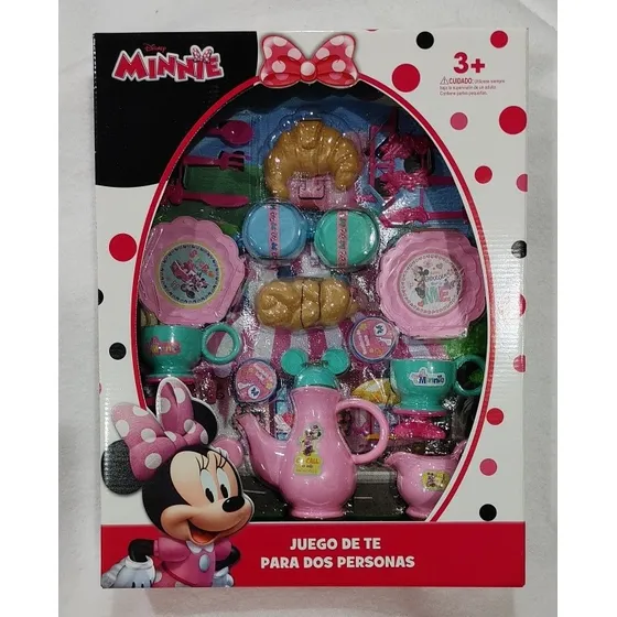 Juego De Te Minnnie Mouse Disney Original 