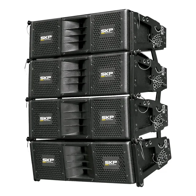 Line Array Skp Pasivo, La Sat  Completo 4 Modulos + Anvil
