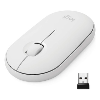 Mouse Sem Fio Logitech Pebble M350 Bluetooth/usb - Branco Mouse Sem Fio Logitech Pebble M350 Bluetooth/usb - Branco