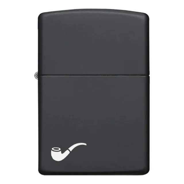 Encendedor Zippo Para Pipa Negro Mate