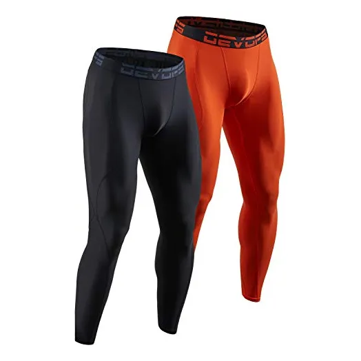 Devopa 2 Pantalones De Compresión Masculinos De 1nn53