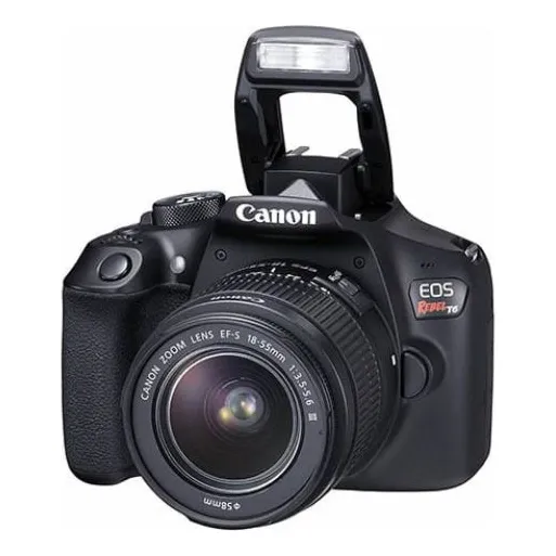 Câmera Canon Eos Rebel T6 - Kit (usada Apenas 1 Vez)