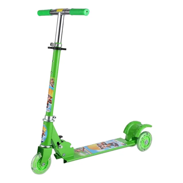 Monopatín Randers Kids Infantil Plegable Verde