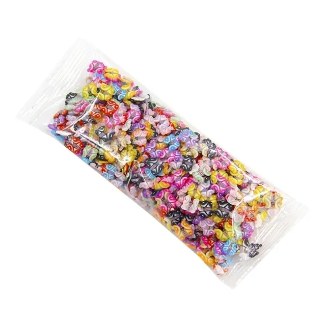 1000 Unids/pack De Rellenos De Resina De Arcilla Artesanía F